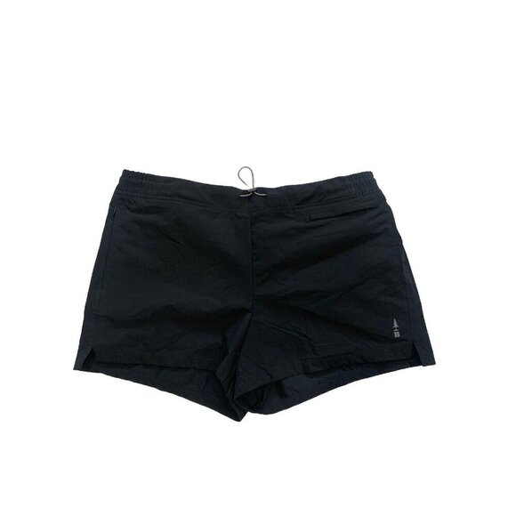Bass Outdoor Women's Black Greenstone Drawcord Shorts Large NWT - Picture 1 of 11